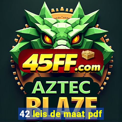 42 leis de maat pdf
